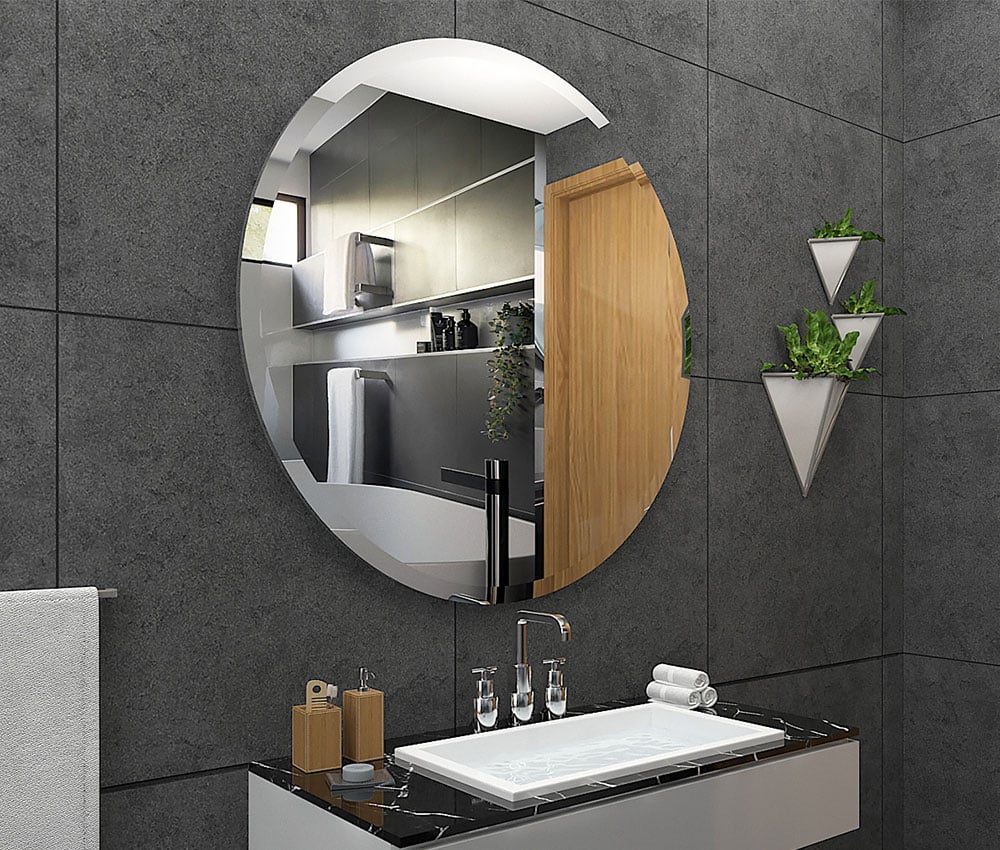 Buy Round Wall Mirrors, Bathroom Mirrors Online Saint Gobain Glass