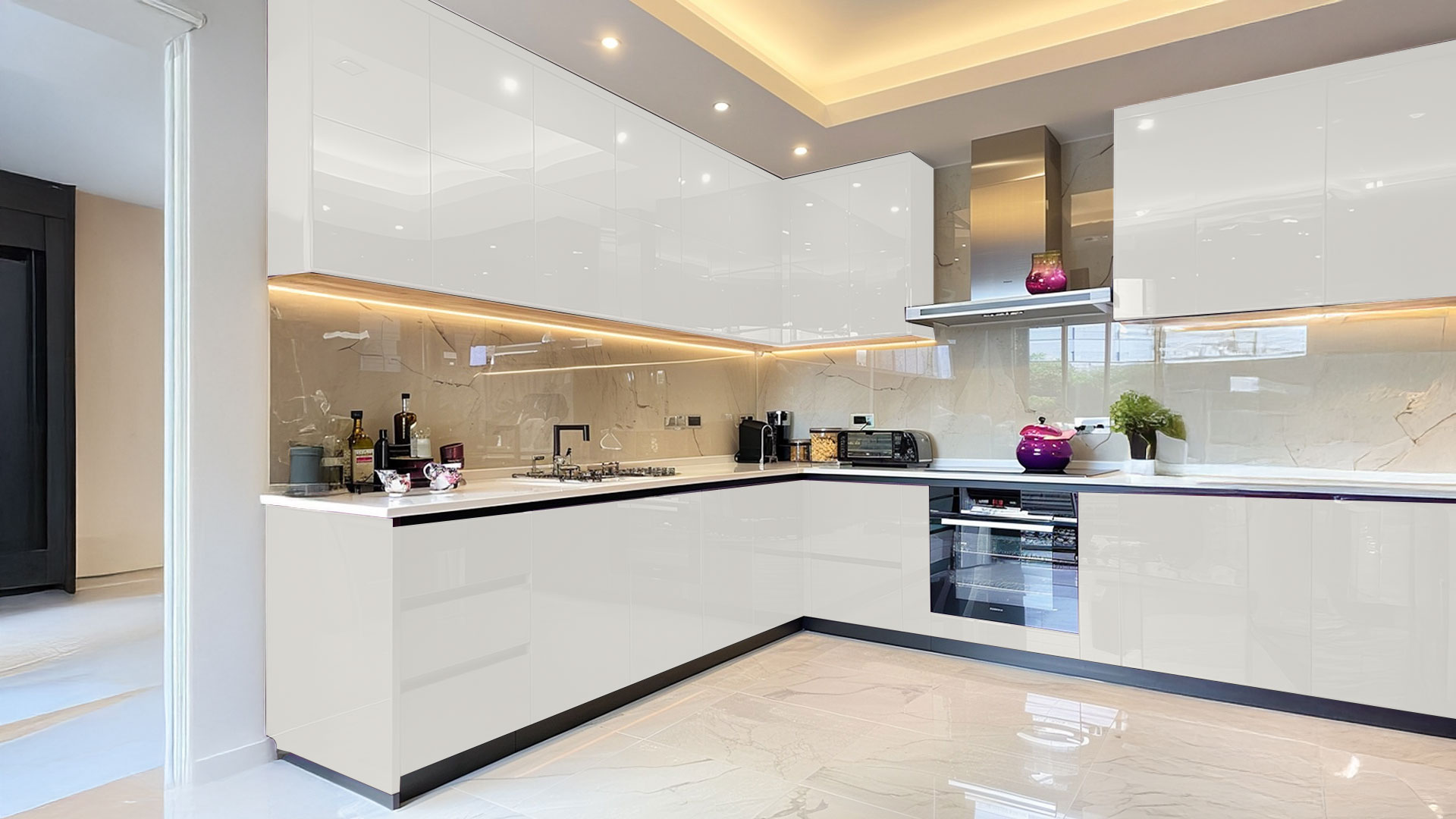 Customized Kitchen Shutters for Interiors | Saint-Gobain Glass