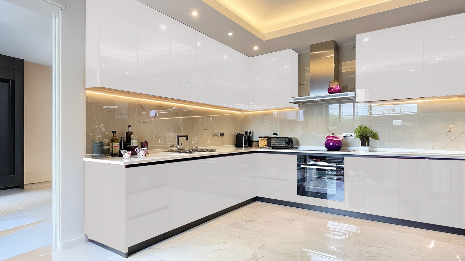 Residential Stainless Steel Kitchen