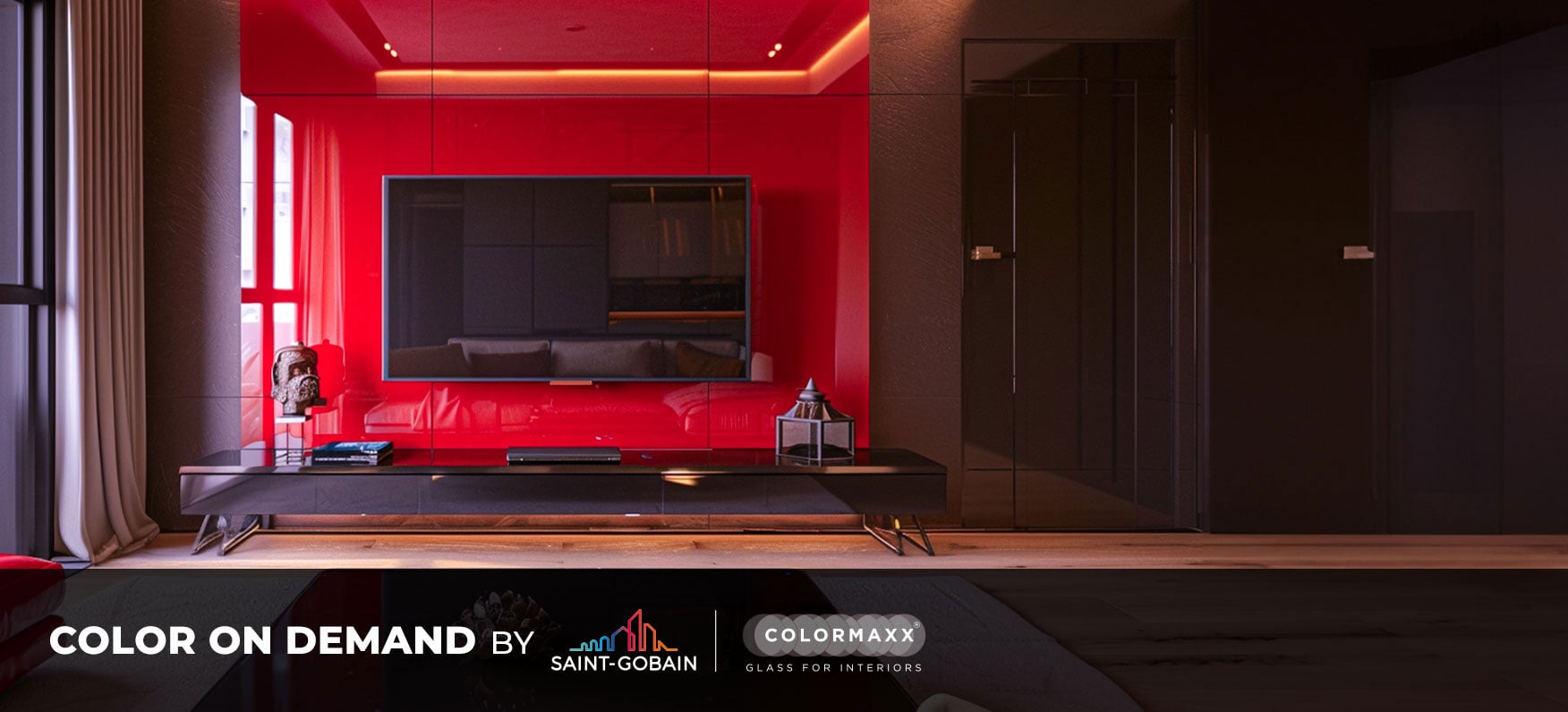 Saint-Gobain SGG Colormaxx glass panel