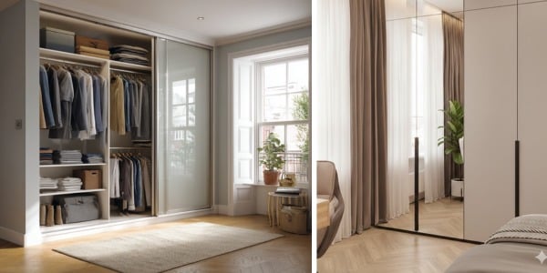 Glass Sliding and Mirrored Wardrobes