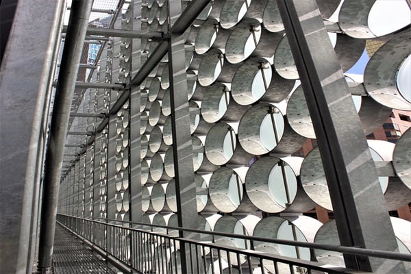 Geometric Metal Facade Geometric metal facade design