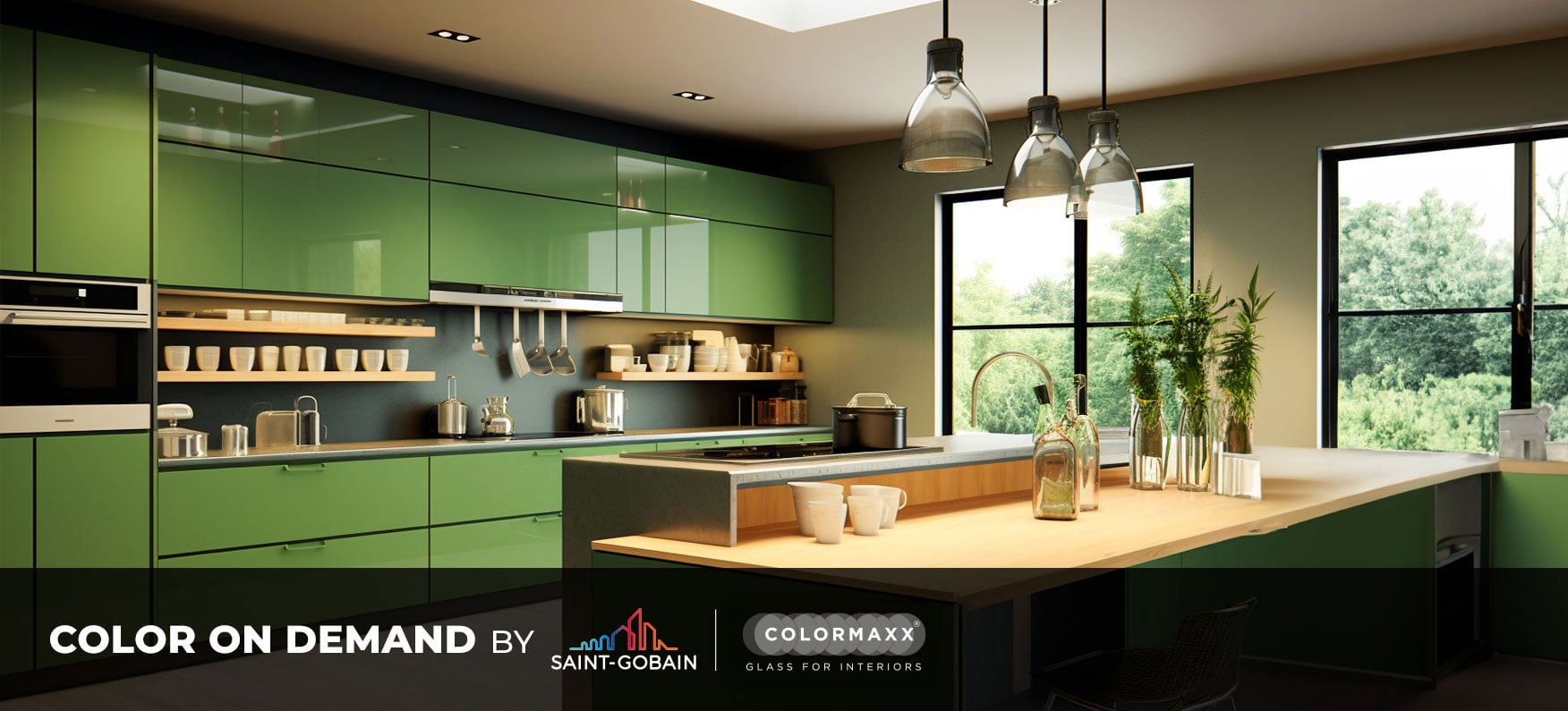 Saint-Gobain Colormaxx glass surfaces