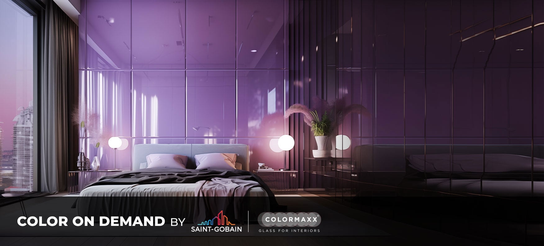 Saint-Gobain Colormaxx purple glass