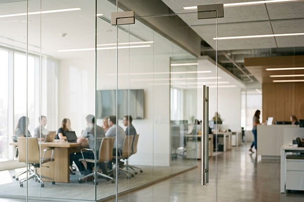 Office entry doors