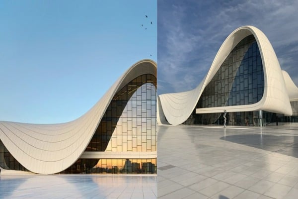 A Fluid Architectural Facade