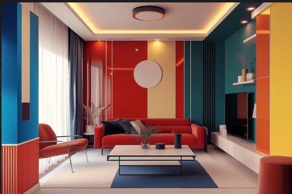 Bold Colours and Playful Design with Lacquered Glass