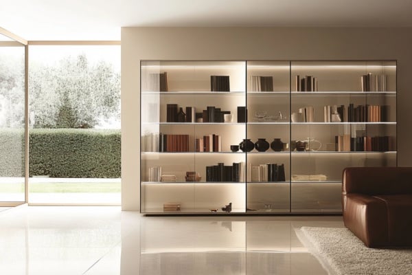 Built-Ins With Glass