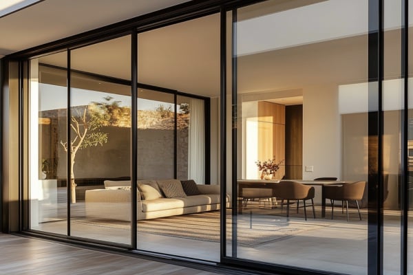 Clear Glass Sliding Doors