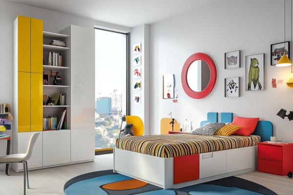 Colour Pops in Kid’s Bedroom Design