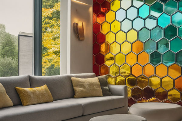 Coloured Interior Glass