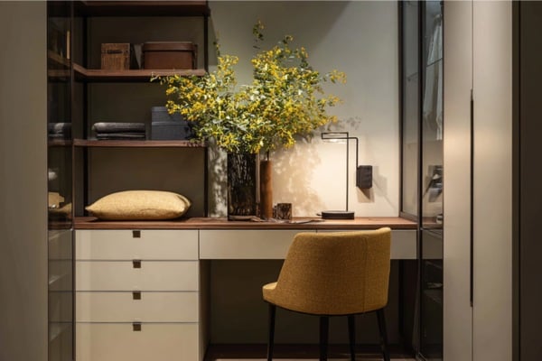 Corner wardrobe design