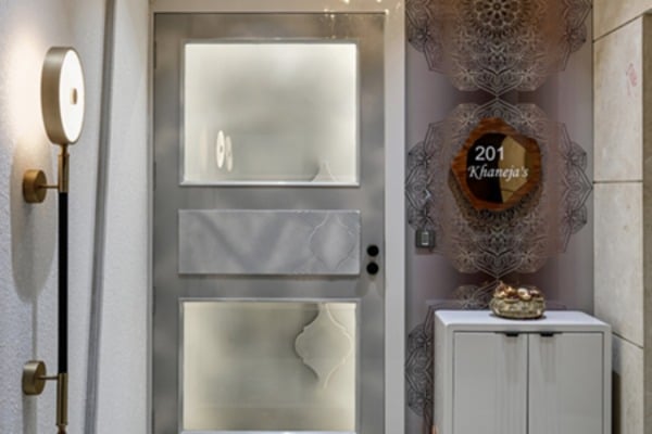 Digitally Printed Glass door