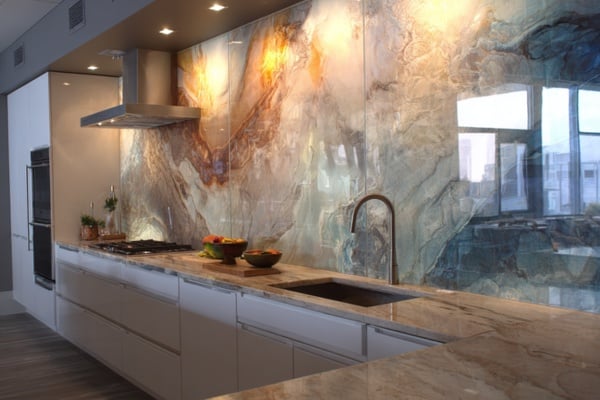 Digitally Printed Glass for Bespoke Backsplash