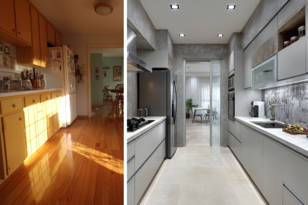 Digitally printed Glass Backsplash