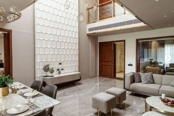 Double-Height Living Room