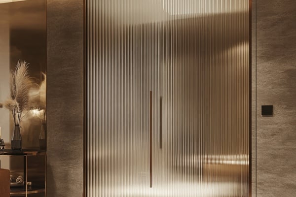 Etched Glass Door Design