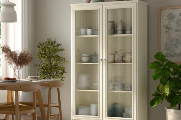Fluted glass softens light