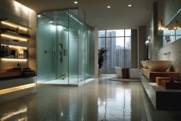 Frosted-Glass-Shower-Enclosures