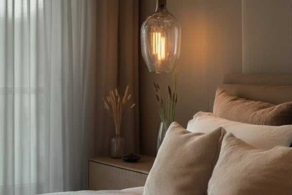 Glass pendant lights 