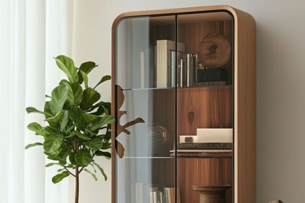 Glass shutter cabinets