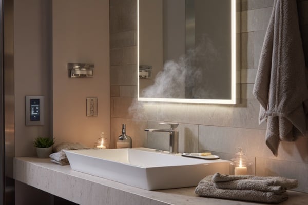 Integrating Lighting and LED Mirrors.