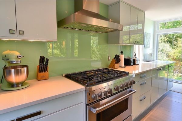 Kitchen Glamour with Glass