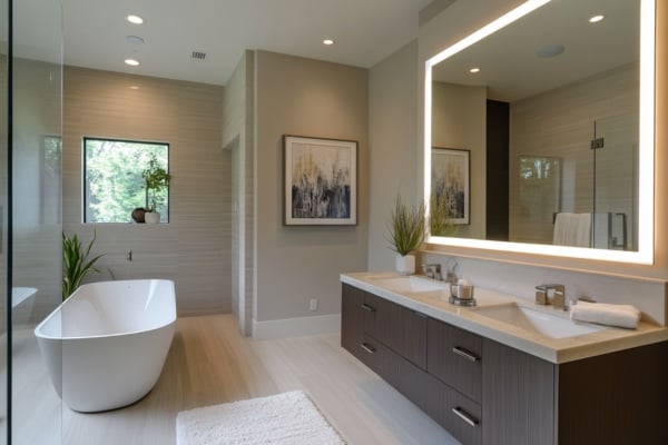 LED Mirrors with Cutting-Edge Design in the Bathroom 