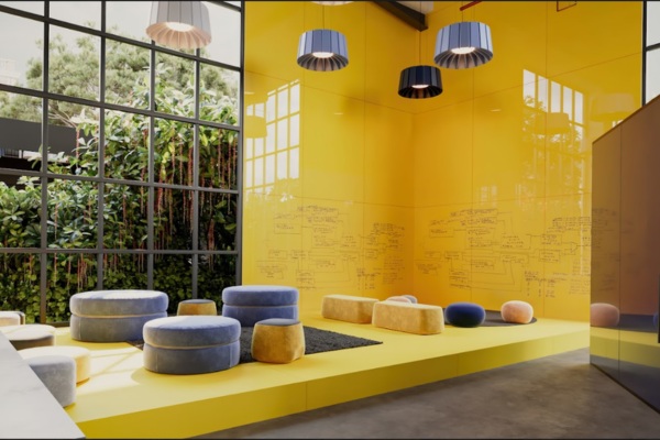 Lacquered Glass Statement Walls