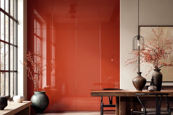 Lacquered Glass Wall Panels for Feature Walls