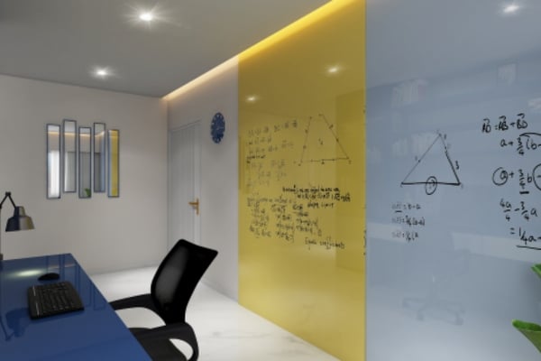 Lacquered Glass Writing Boards