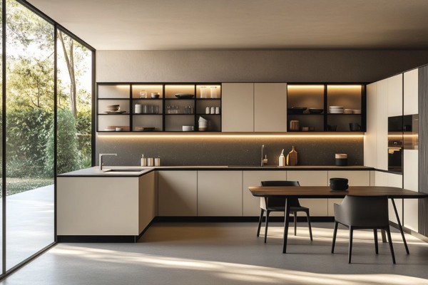 Minimalistic Modular Kitchen Interior Design 