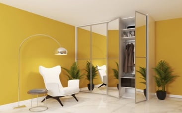 Mirrored Wardrobe Shutters