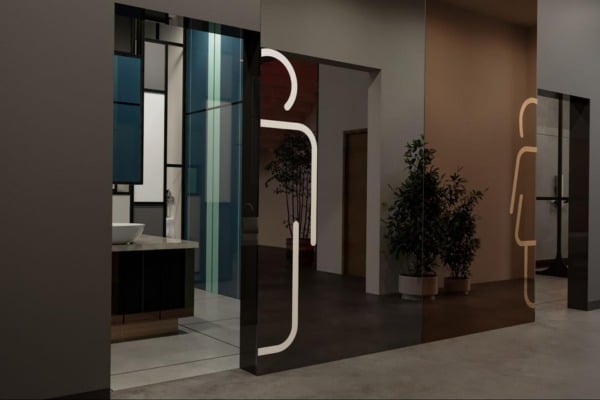 Mirrors Enhance Perceived Scale by Reflecting Architectural Lines 