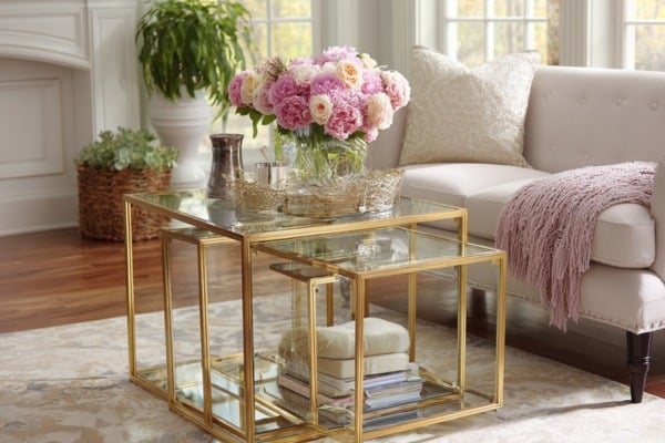 Nested Glass Tables 