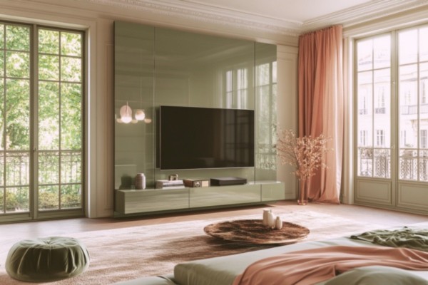 Pastel Lacquered Glass for Bohemian Retreat