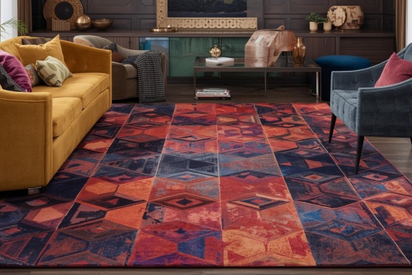 Patterned rug 