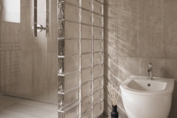 Retro-inspired glass blocks