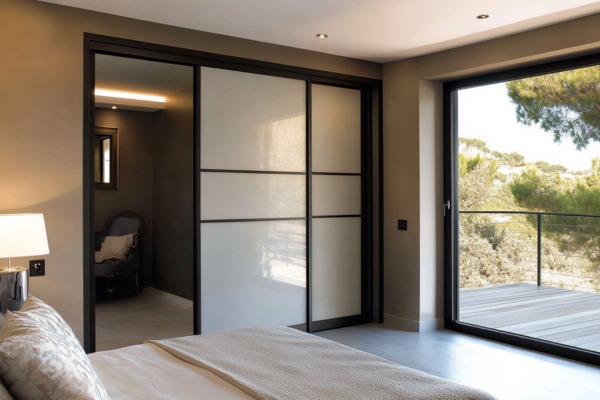 Sliding glass doors