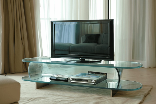 Standalone Glass TV Unit