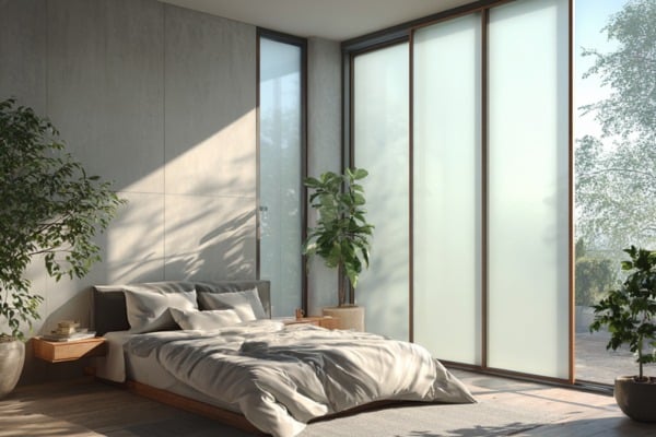 Switchable Glass for Windows to Enhance Light and Privacy