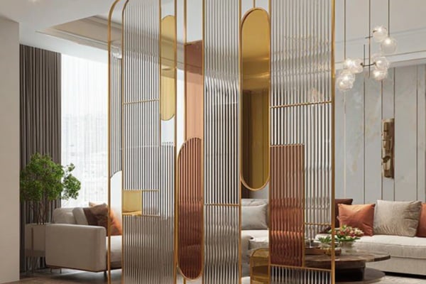 Textured Glass Divider