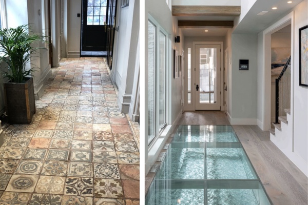 Toughened Glass Flooring Redefines the Foyer