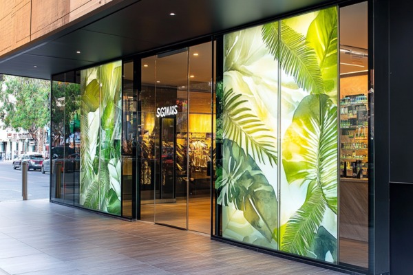 UV-Printed Glass Shop Front