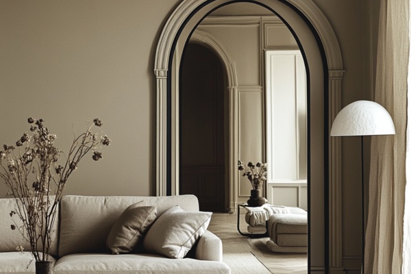 arched mirror design