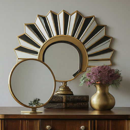 art deco dressing mirror