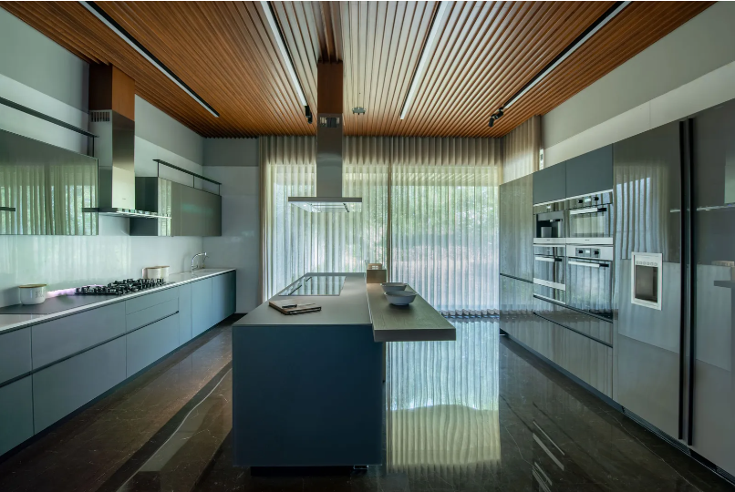 modern kitchen shutters