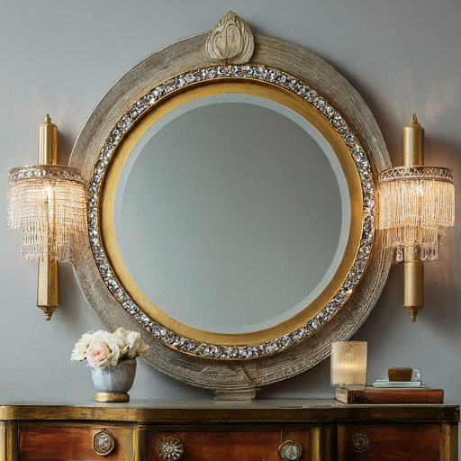 round dressing table mirror