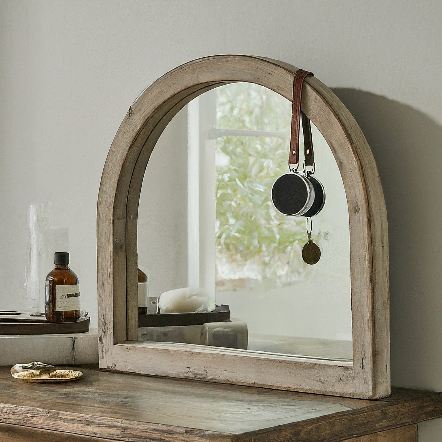 rustic dressing table mirror