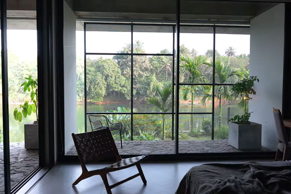 sliding glass frame